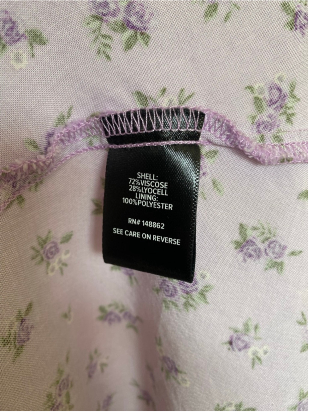 Torrid Lilac Ditsy Floral Midi Dress Cottagecore Romantic Feminine Coquette Boho - Picture 7 of 8